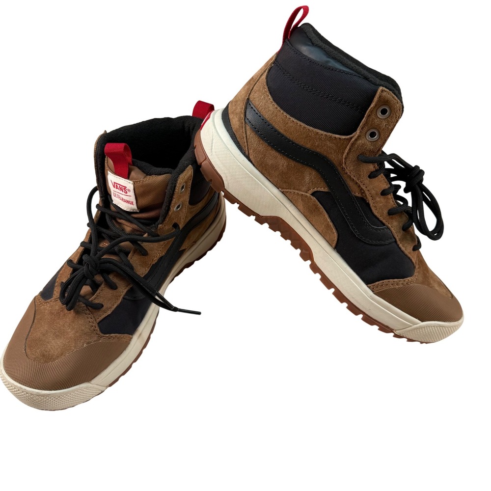 Vans UltraRange MTE Brown Suede Textile High Top Size 8 Mens / 9.5 Womens